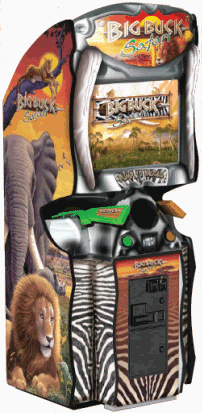 Big Buck Hunter Safari Upright  Model From Raw Thrills